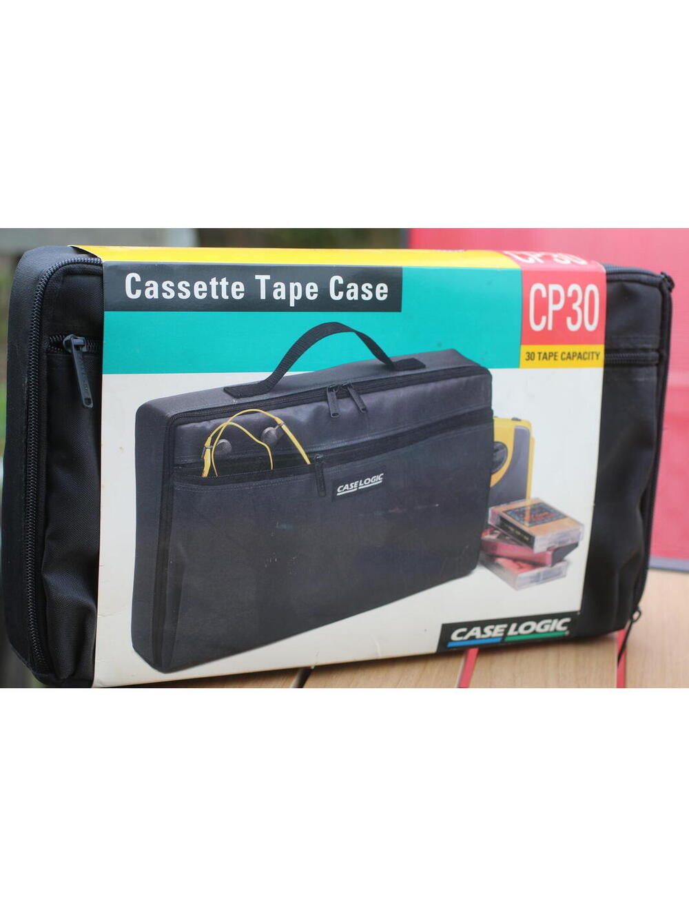 Case Logic CP30 Cassette Tape Case - 30 Tape Capacity Unused